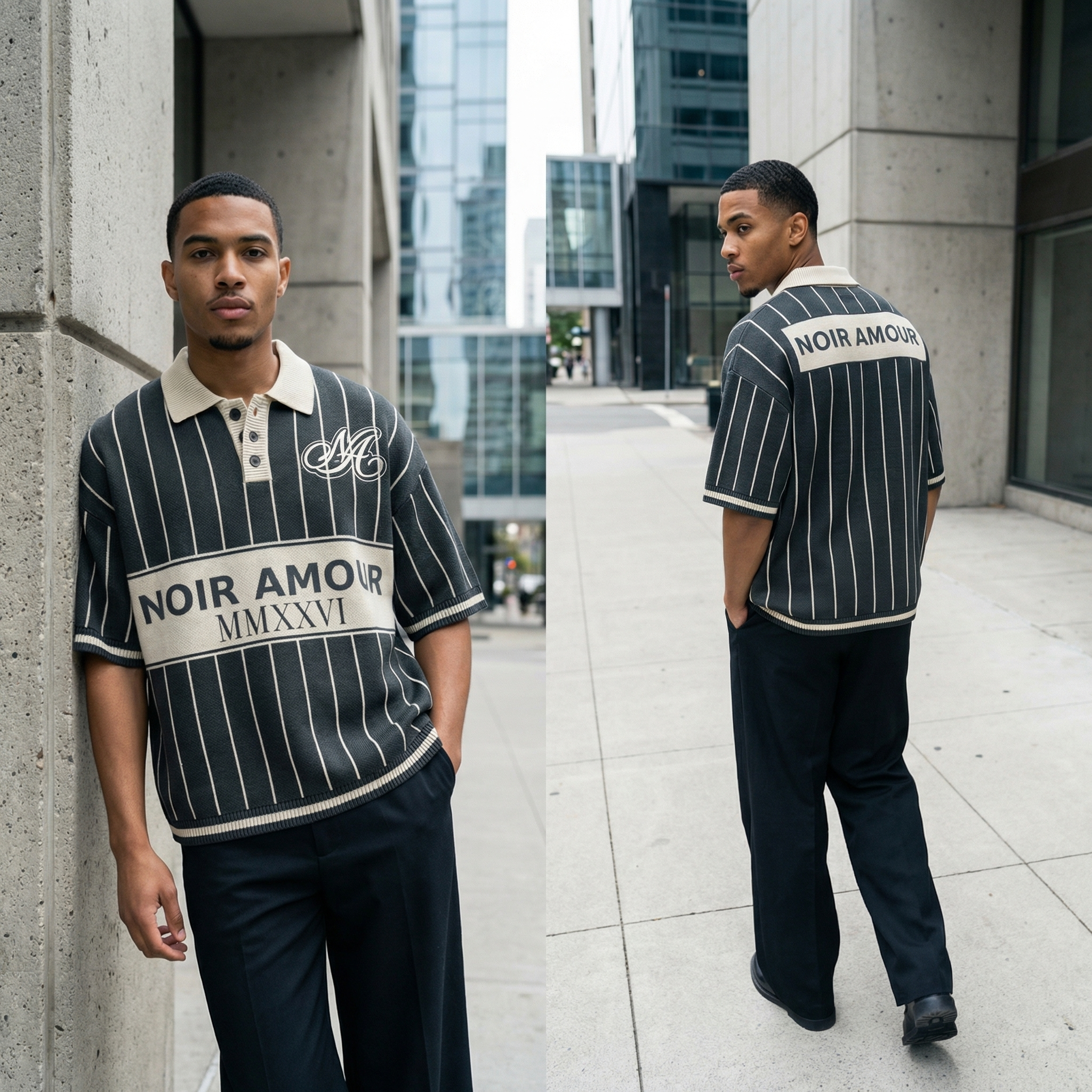Noir Amour Co Polo