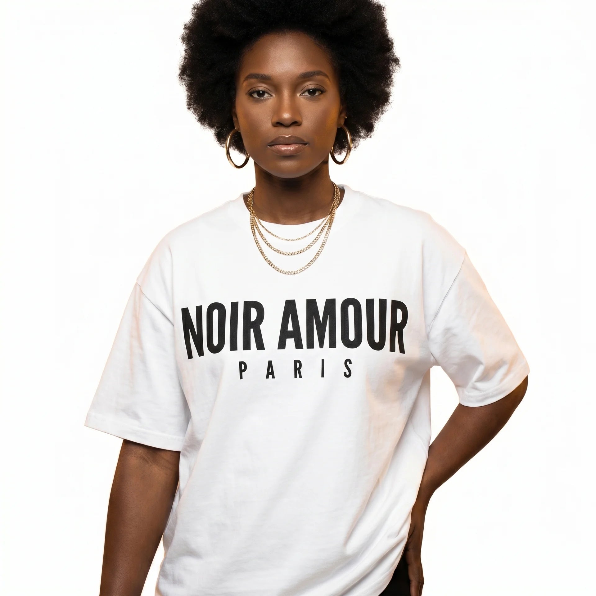 Noir Amour “Ladies Love Luxury” Oversized T-Shirt