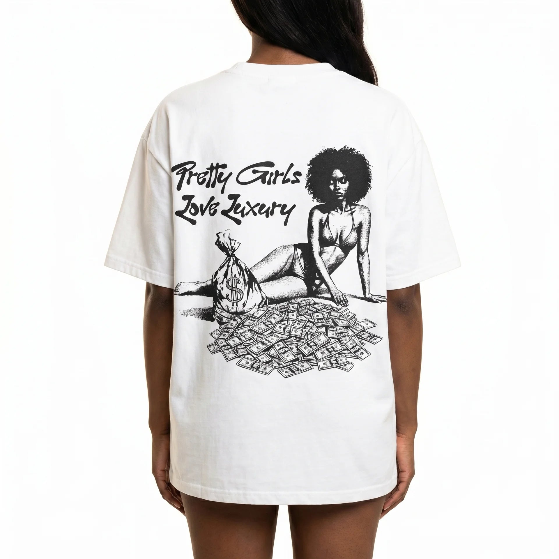 Noir Amour “Ladies Love Luxury” Oversized T-Shirt
